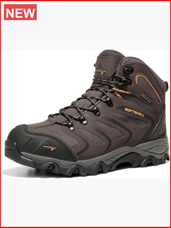 Ankle High Waterproof Hiking Boots Lightweight Trekking Shoes Lace-Up Non-Slip main image 4